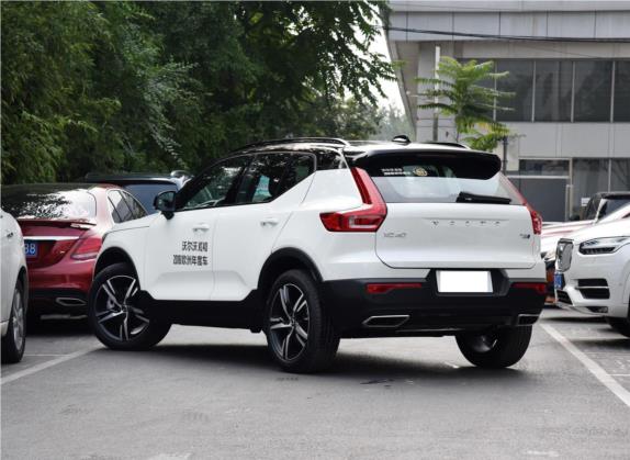 沃尔沃XC40(进口) 2019款 T5 四驱运动日暮水晶白 外观   斜后