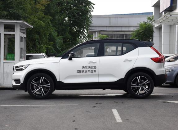 沃尔沃XC40(进口) 2019款 T5 四驱运动日暮水晶白 外观   正侧