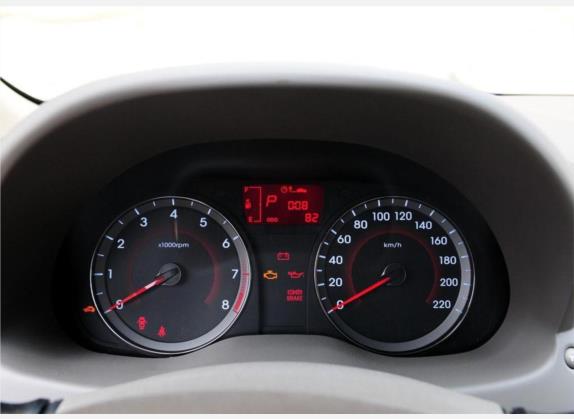 瑞纳 2010款 三厢 1.4L 自动豪华型GLS 中控类   仪表盘