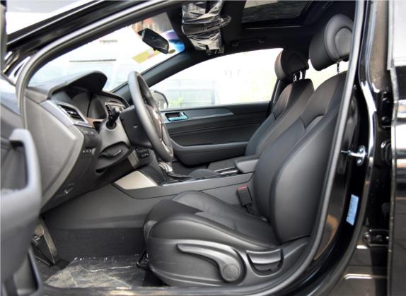 索纳塔 2015款 1.6T GS时尚型 车厢座椅   前排空间