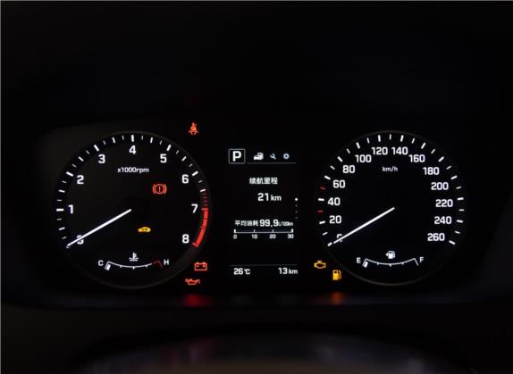 索纳塔 2015款 1.6T GLX领先型 中控类   仪表盘