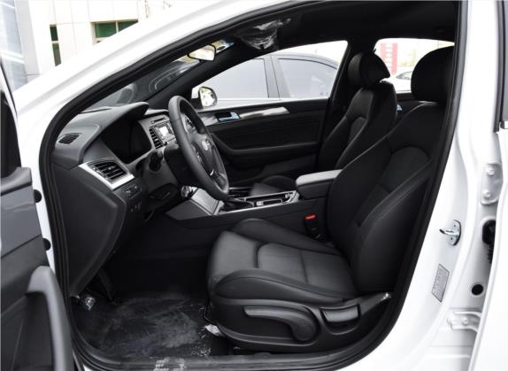 索纳塔 2017款 1.6T GS时尚型 车厢座椅   前排空间