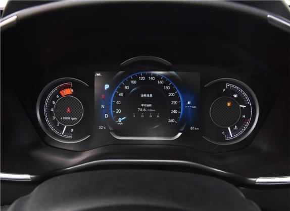 胜达 2019款 380 TGDi DLX 自动两驱智尊版 国V 中控类   仪表盘