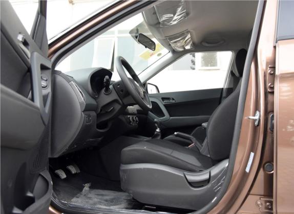 北京现代ix25 2015款 1.6L 手动两驱时尚型GS 车厢座椅   前排空间