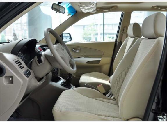 途胜 2009款 2.0L 手动四驱豪华型 车厢座椅   前排空间