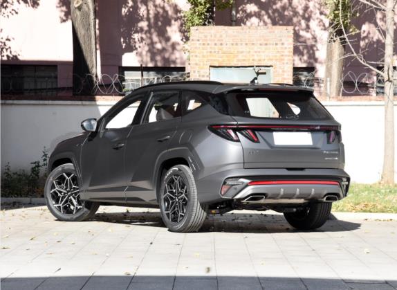 途胜 2022款 途胜L 1.5T DCT LUX尊贵版 N Line 外观   斜后
