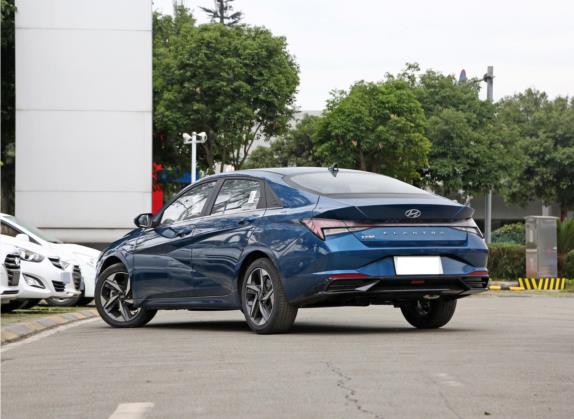 伊兰特 2021款 1.5L CVT GLX精英版 外观   斜后