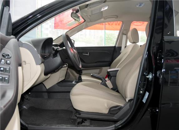 悦动 2011款 1.6L 手动舒适型 车厢座椅   前排空间