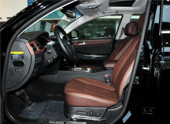 劳恩斯 2012款 3.0L GDI旗舰版 车厢座椅   前排空间