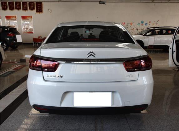 C4世嘉 2018款 1.6L 自动豪华型 外观   正后