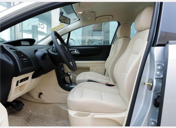 世嘉 2010款 三厢 1.6L 自动尚乐版 车厢座椅   前排空间