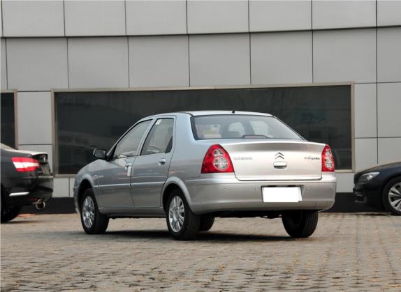 爱丽舍 2012款 三厢 1.6L 手动尊贵型 外观   斜后