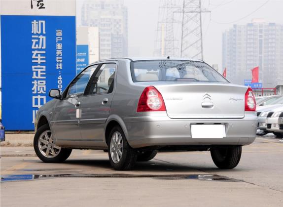 爱丽舍 2013款 三厢经典 1.6L 手动科技型 外观   斜后