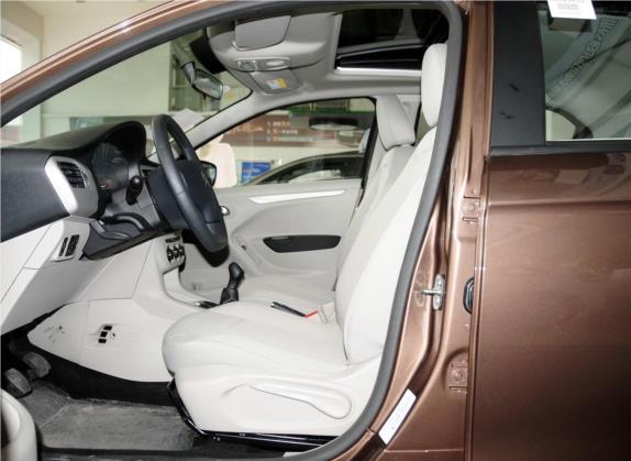 爱丽舍 2014款 1.6L 手动舒适型 车厢座椅   前排空间