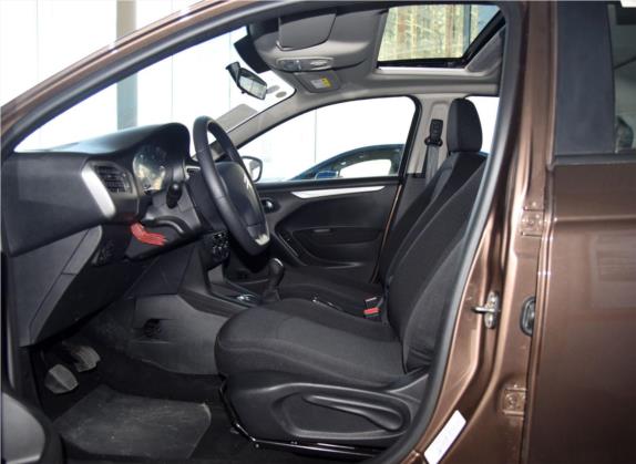 爱丽舍 2016款 1.6L 手动舒适型 车厢座椅   前排空间