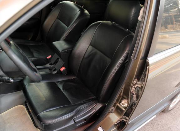 森雅S80 2011款 1.5L 自动5座精英导航版 车厢座椅   前排空间