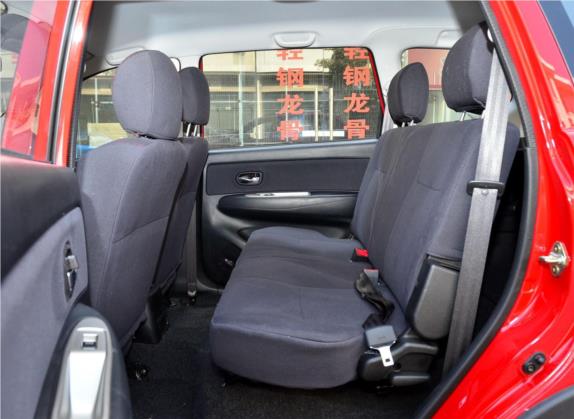 森雅S80 2011款 1.3L 手动5座舒适型 车厢座椅   后排空间