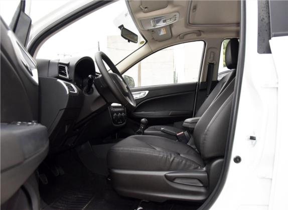 骏派D60 2016款 1.5L 手动豪华型 车厢座椅   前排空间