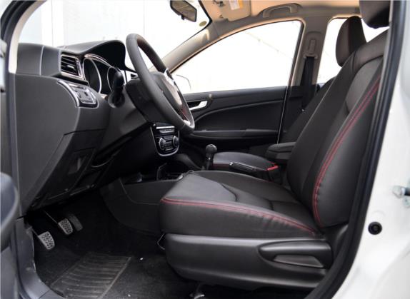 骏派D60 2017款 1.5L 手动豪华型 车厢座椅   前排空间