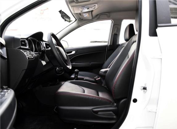 骏派D60 2017款 1.5L 手动舒适型 车厢座椅   前排空间