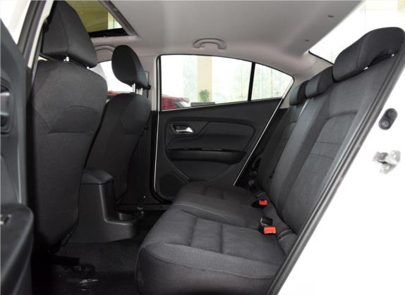 骏派A70 2016款 1.6L 手动技术型 车厢座椅   后排空间