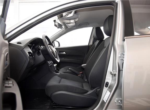 骏派A70 2016款 1.6L 自动基本型 车厢座椅   前排空间