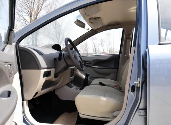 威志 2011款 三厢 1.5L 手动标准型 车厢座椅   前排空间