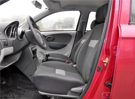 威志V2 2012款 CROSS 1.3L 手动豪华型 车厢座椅   前排空间