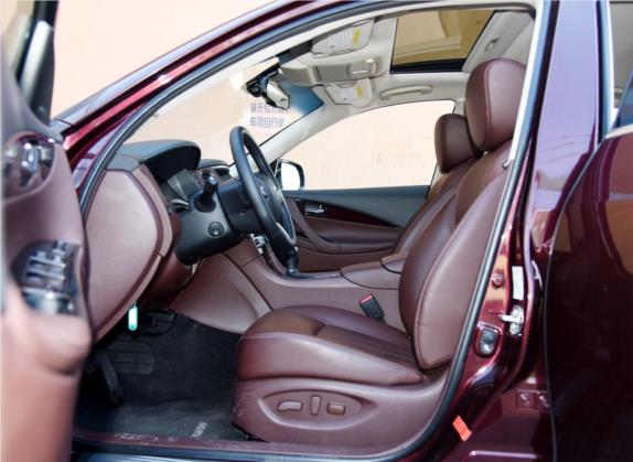 英菲尼迪QX50 2015款 2.5L 尊享版 车厢座椅   前排空间