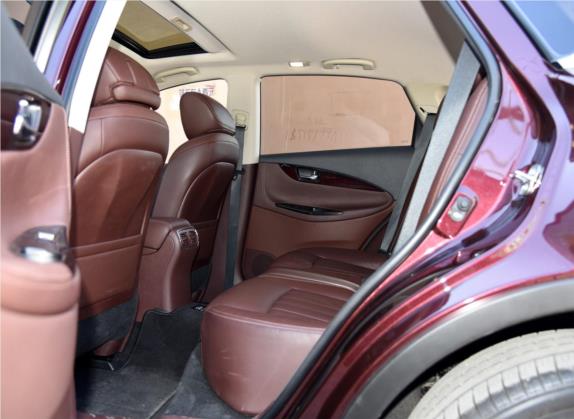 英菲尼迪QX50 2015款 2.5L 尊享版 车厢座椅   后排空间