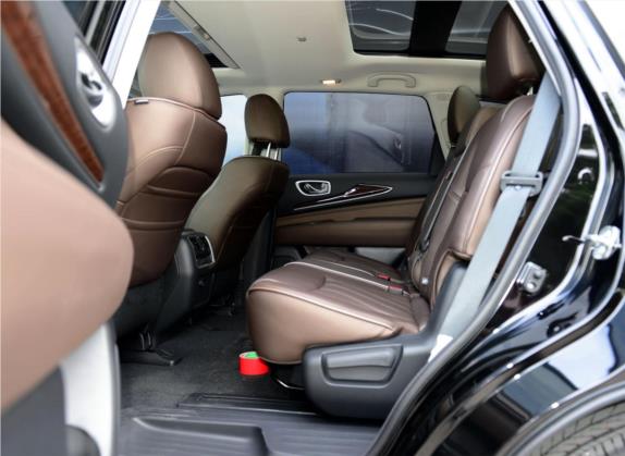 英菲尼迪QX60(进口) 2014款 2.5 S/C Hybrid 两驱卓越版 车厢座椅   后排空间
