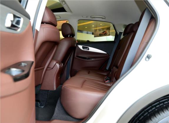英菲尼迪QX50(进口) 2013款 2.5L 四驱优雅版 车厢座椅   后排空间