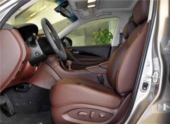 英菲尼迪EX 2010款 EX35 车厢座椅   前排空间