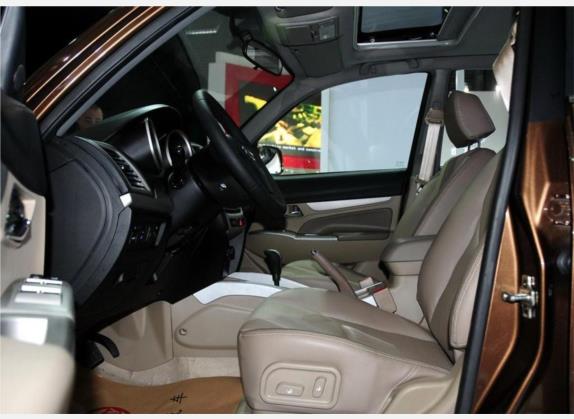 猎鹰 2013款 2.0L 手动豪华型 车厢座椅   前排空间