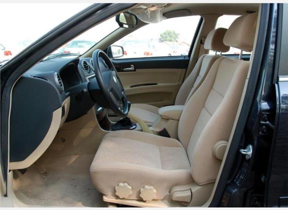 中华尊驰 2008款 1.8T 手动舒适型 车厢座椅   前排空间