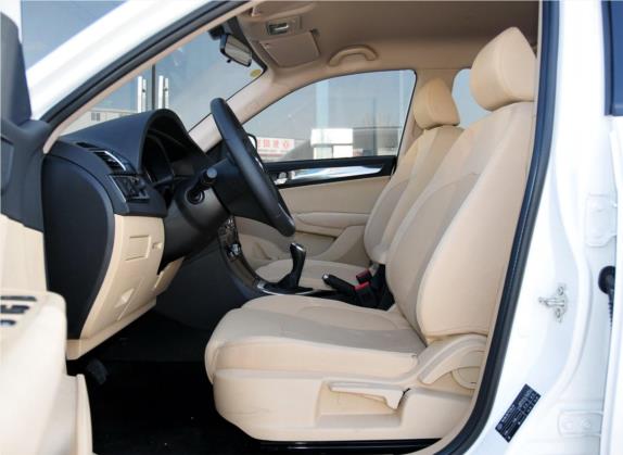 中华V5 2012款 1.6L 手动舒适型 车厢座椅   前排空间