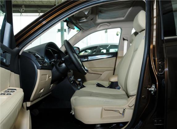 中华V5 2012款 1.6L 自动尊贵型 车厢座椅   前排空间