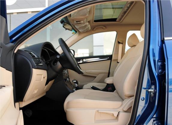 中华V5 2012款 1.6L 自动豪华型 车厢座椅   前排空间