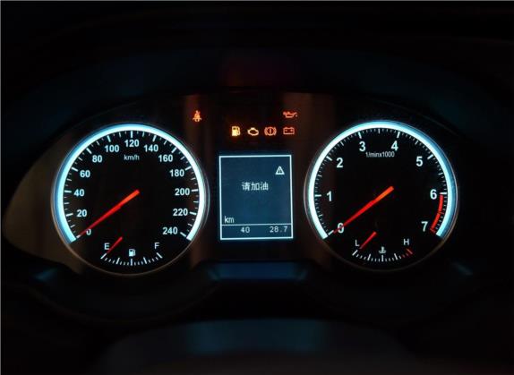 中华V5 2014款 1.6L 手动豪华型 中控类   仪表盘
