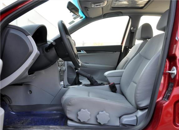 中华骏捷 2011款 1.8L 手动豪华型 车厢座椅   前排空间