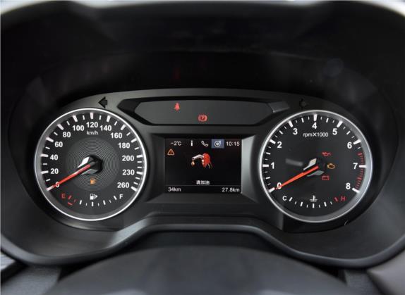 中华V6 2018款 1.5T 手动精英型 中控类   仪表盘