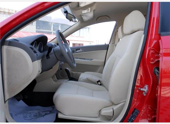 中华骏捷FRV 2008款 1.6L 自动舒适型 车厢座椅   前排空间