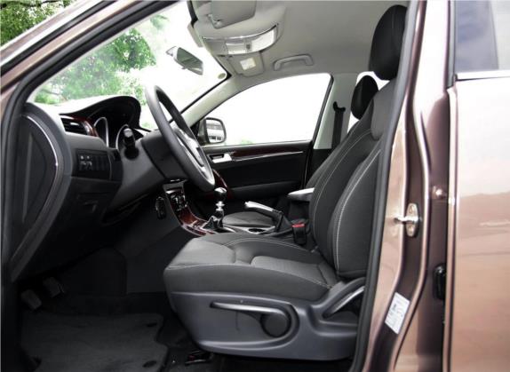 众泰T600 2015款 1.5T 手动精英型 车厢座椅   前排空间