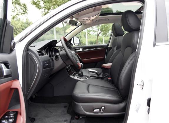 众泰T600 2015款 家用版 2.0T 手动尊贵型 车厢座椅   前排空间