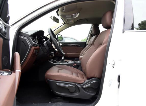 众泰T600 2016款 运动版 1.5T 手动豪华型 车厢座椅   前排空间