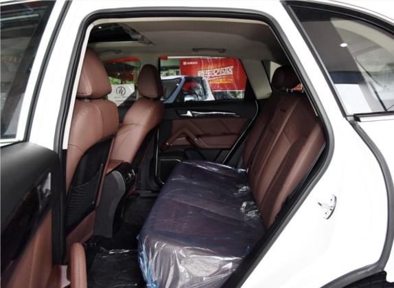 众泰T600 2016款 运动版 1.5T 手动尊享型 车厢座椅   后排空间