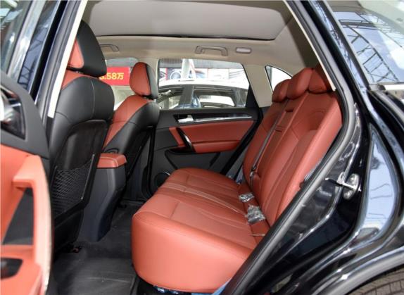 众泰T600 2016款 2.0T DCT旗舰型 车厢座椅   后排空间