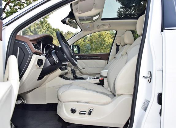 众泰T600 2018款 运动版 1.5T 自动尊贵型 车厢座椅   前排空间