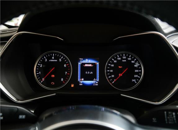众泰T600 2019款 1.5T 自动豪华型 中控类   仪表盘