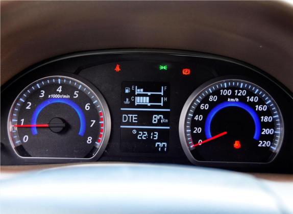 众泰Z300 2013款 1.5L 手动豪华型 中控类   仪表盘
